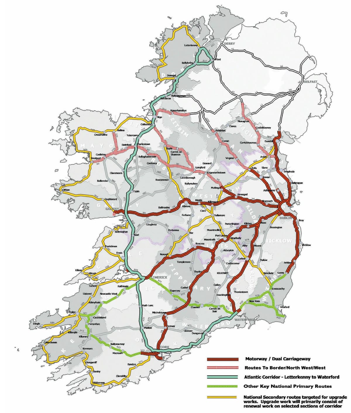 aa route planner irlanda hartă