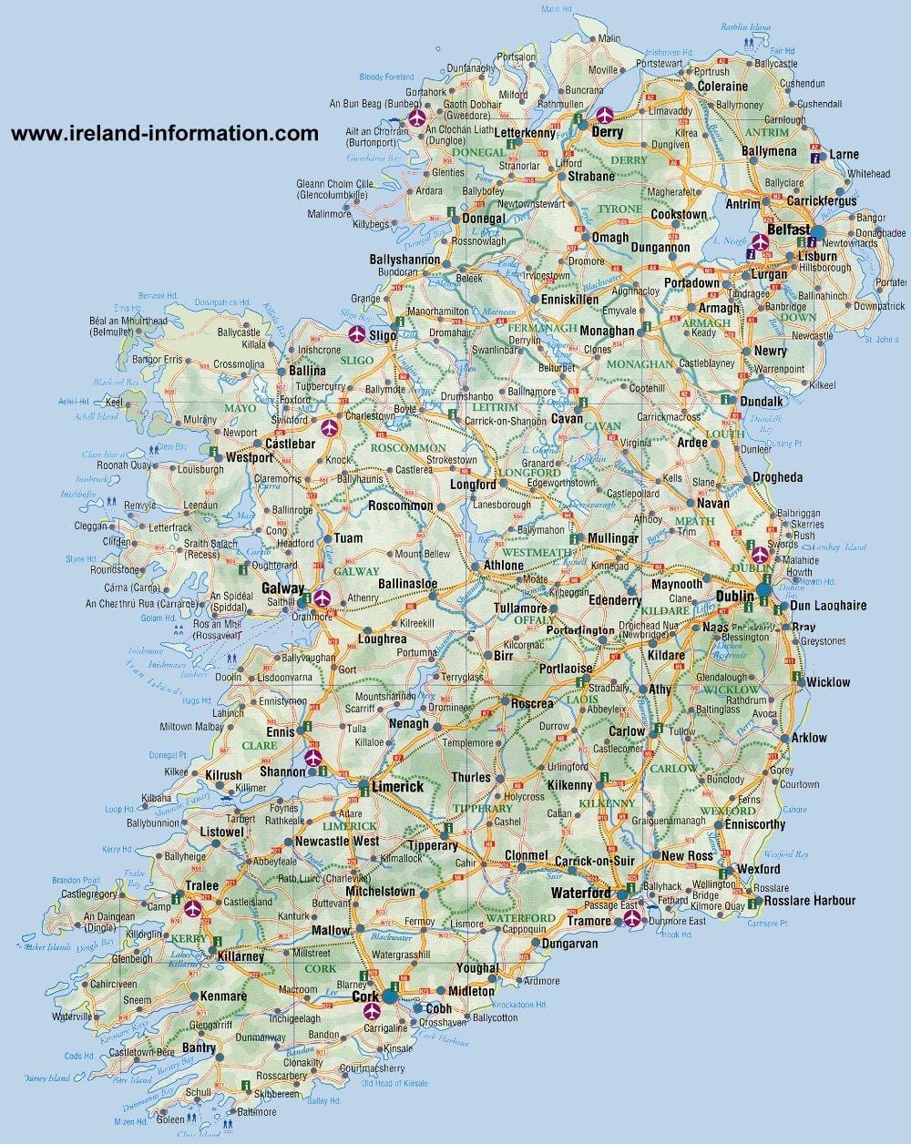 harta blackrock irlanda
