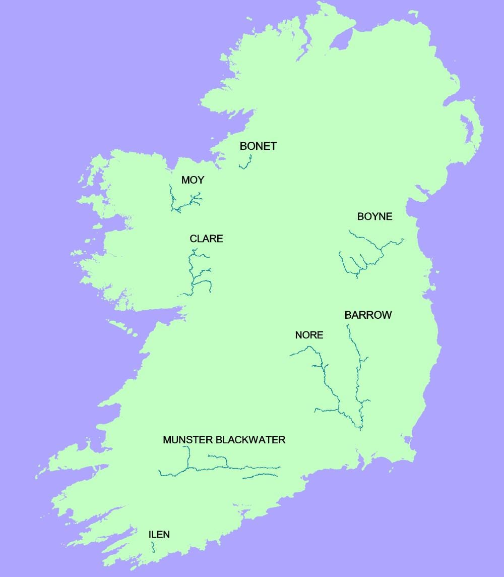 harta blackwater river irlanda
