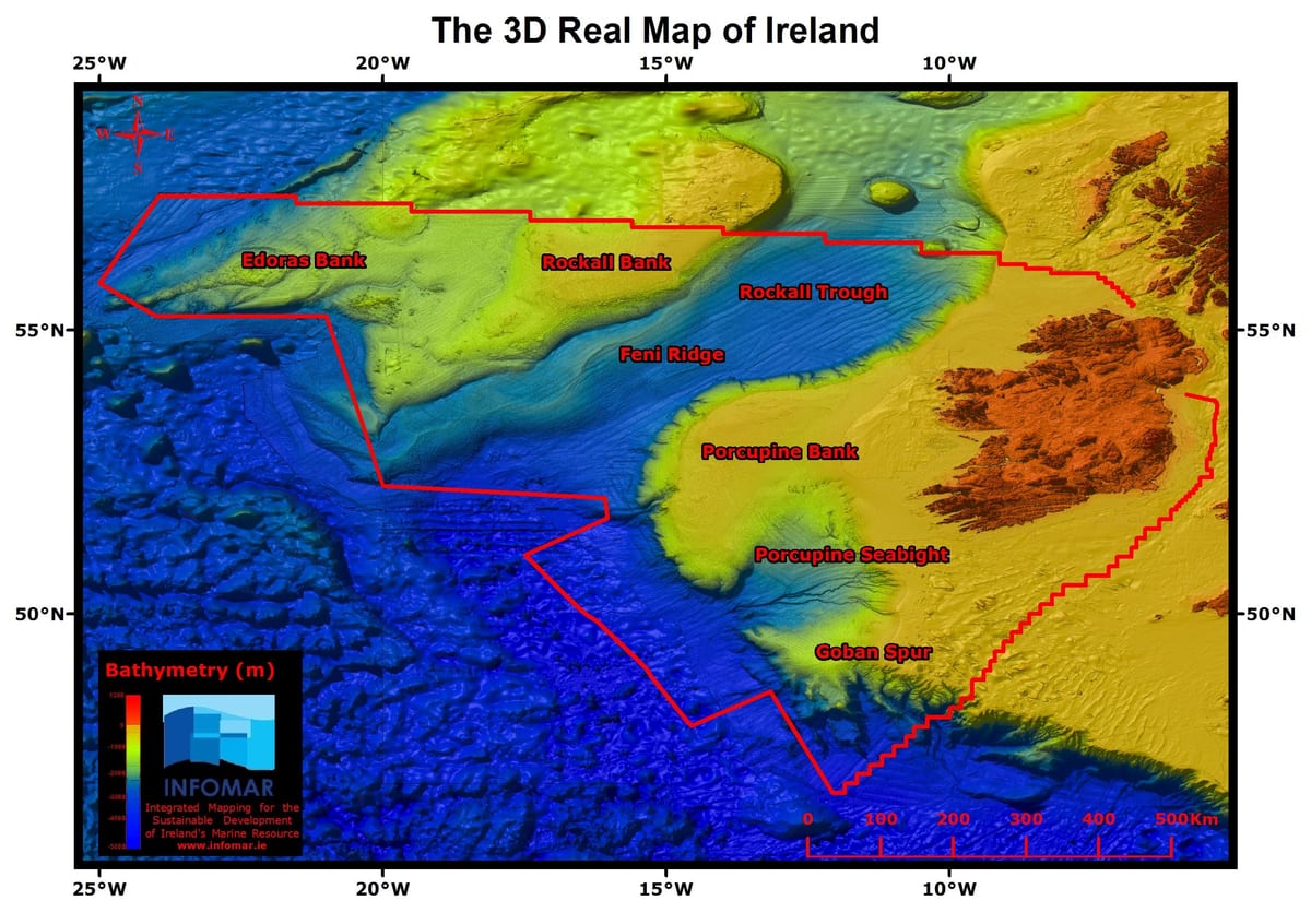 harta reala din irlanda
