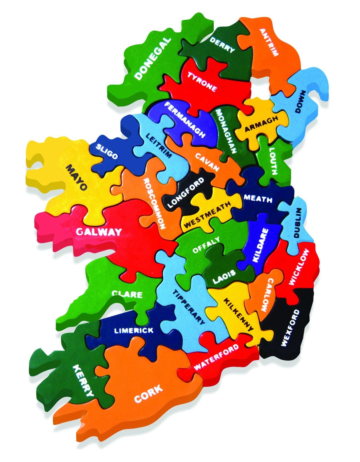 harta de harta din irlanda jigsaw