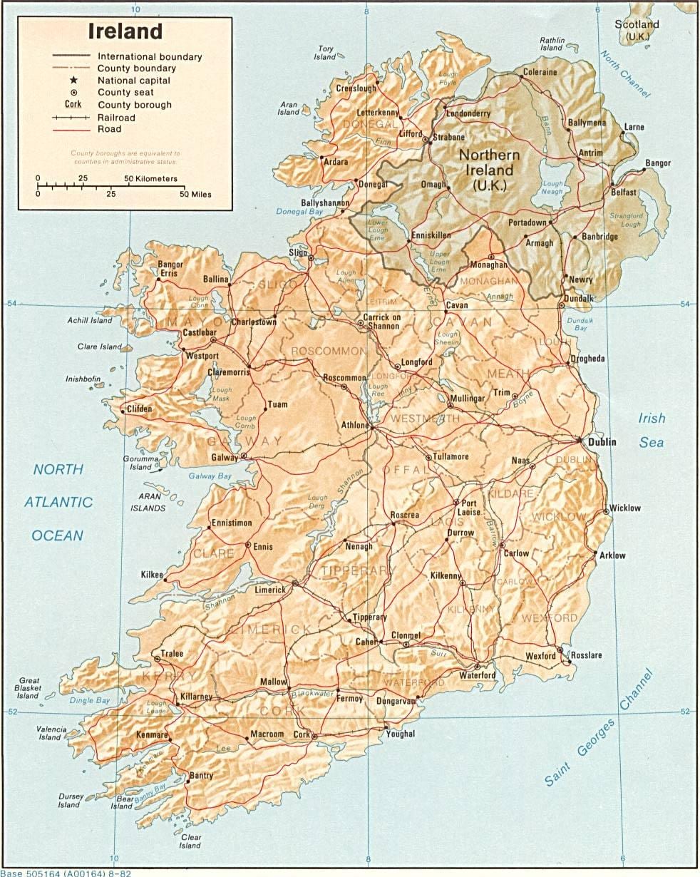 harta de mare hartă din irlanda de vânzare