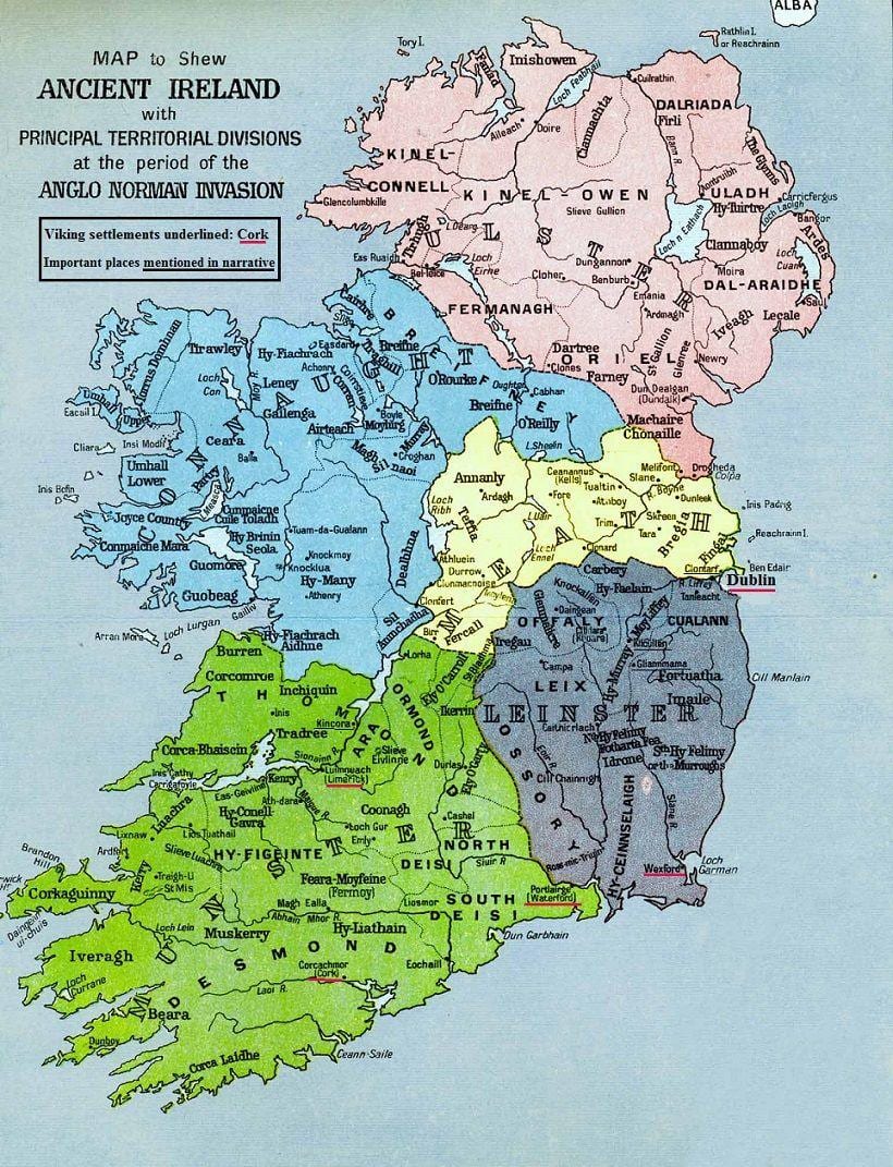 harta megalitice irlanda