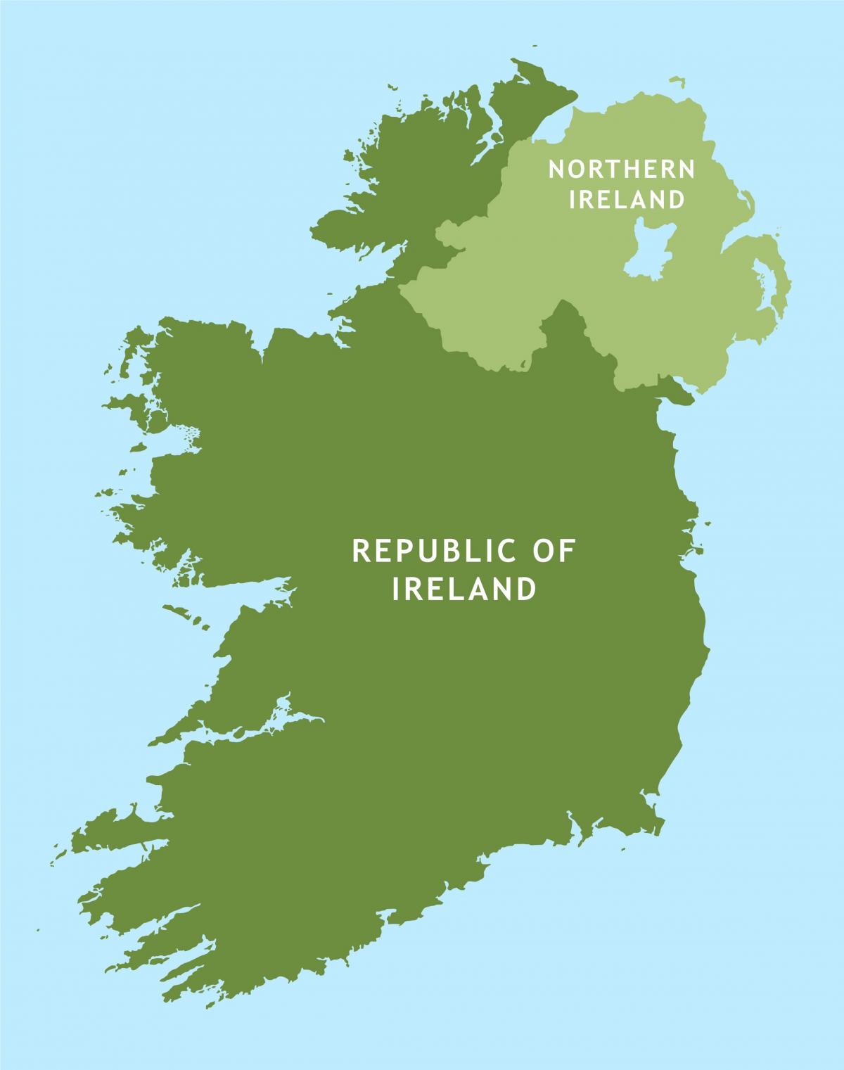 harta rutieră a republicii irlanda