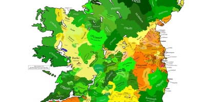 Harta de clan harta din irlanda