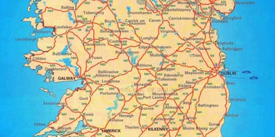 Harta irlanda județe