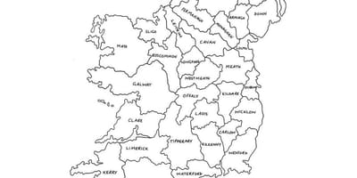 Imprimare hartă din irlanda