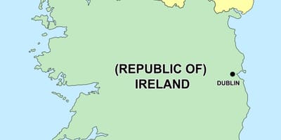  harta irlandei de nord și republica irlanda