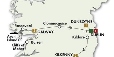 Harta 0f irlanda