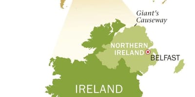 Harta insula de smarald irlanda