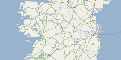 Harta irlanda autostrada