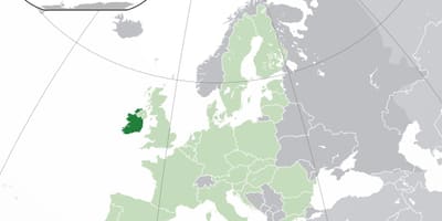 Irlanda harta la harta lumii