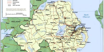 Harta de n irlanda