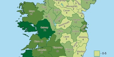 Harta irlanda geografie 