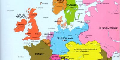 Harta irlanda și europa