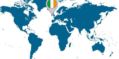 Irlanda pe harta lumii