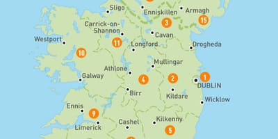 Locuri pentru a vedea în irlanda hartă