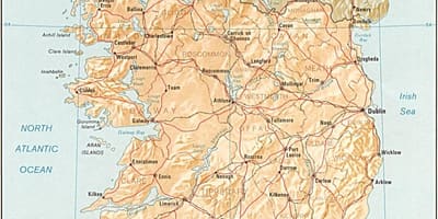 Harta de mare hartă din irlanda de vânzare
